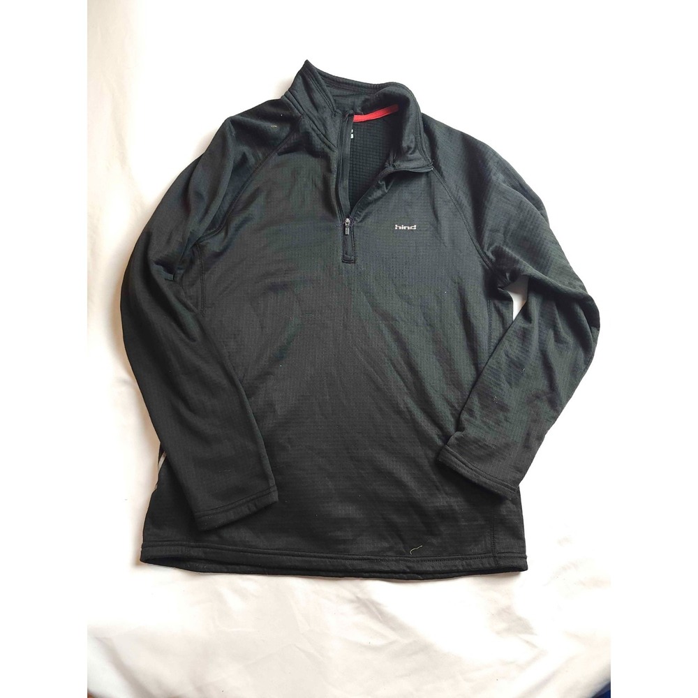 Hind Pullover Sweater Mens Size S Black Knit Athleisure Outdoor Running Gorpcore